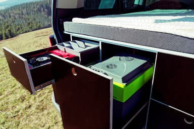 VarioBox SOCKETBOX pro Volkswagen Transporter, Caravelle a Multivan T5, T6