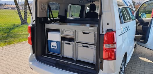 VarioBox EUROBOX w Citroenie Spacetourer (Vanster)