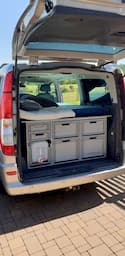 VarioBox EUROBOX z kanistrem 20 l w Mercedesie Viano 2010