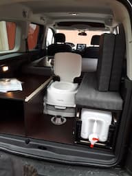 Instalacja kempingowa w Peugeocie Rifter 2021