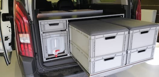 VarioBox EUROBOX w Peugeocie Rifter