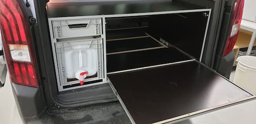 VarioBox EUROBOX w Peugeocie Rifter