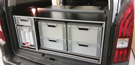 VarioBox EUROBOX w Peugeocie Rifter