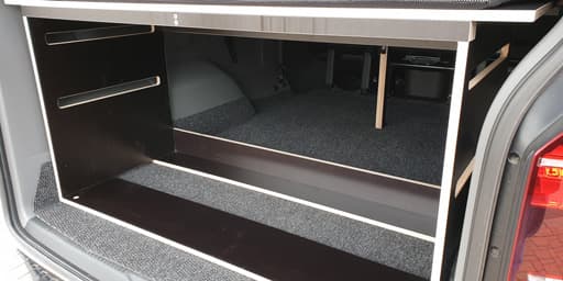 VarioBox BASICBOX w Volkswagenie Caravelle T6 2017