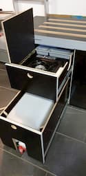 Plynový vařič pro VarioBox SOCKETBOX se závětrnou clonou